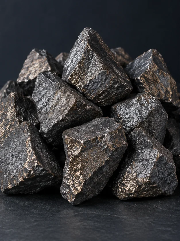 Representative ferro manganese alloy material