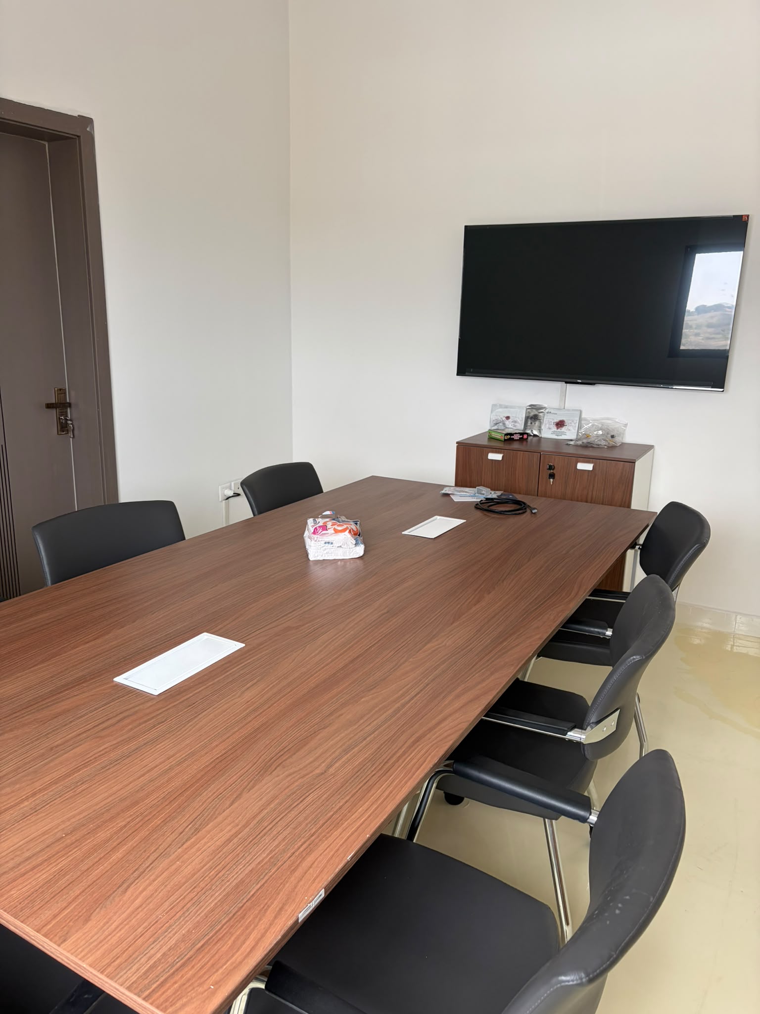 Meeting room at Anamine Angola office