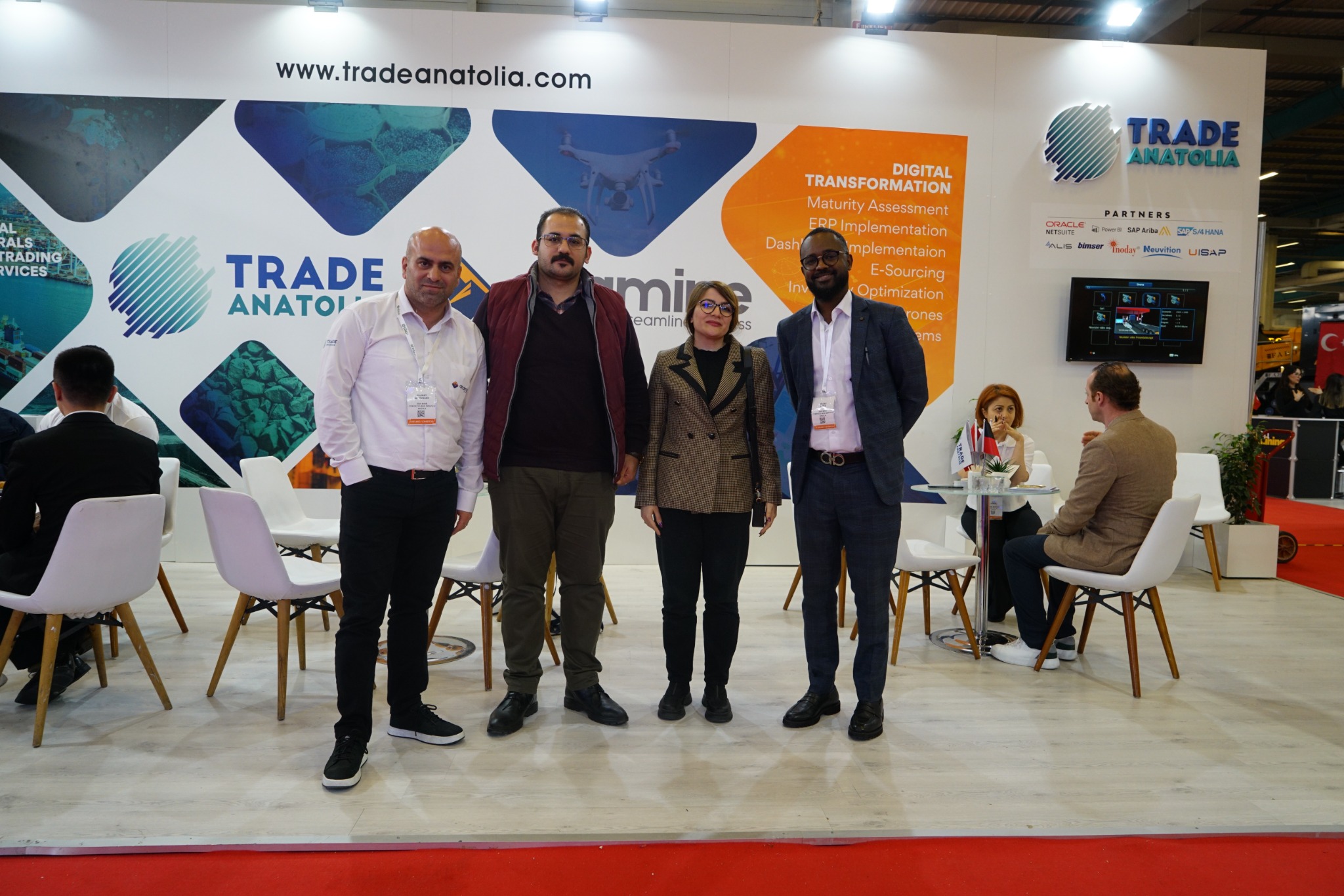 Anamine team and guests at TÜYAP Mining Fair